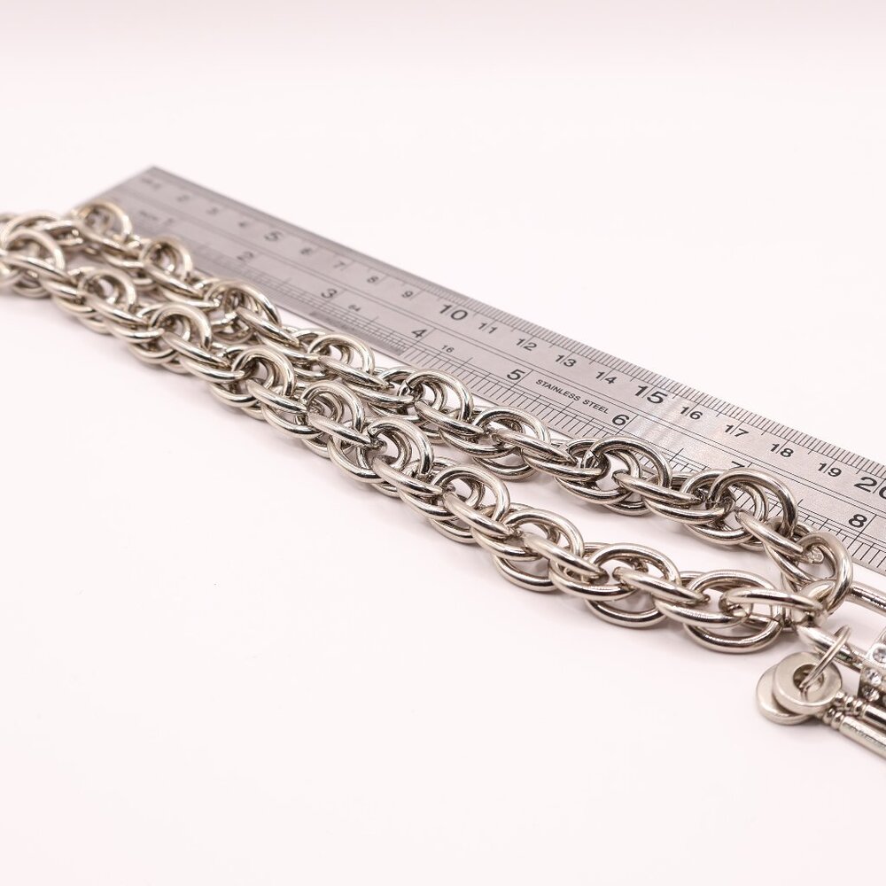 Stainless Steel Lock & Key Necklace - Picture 4 of 4